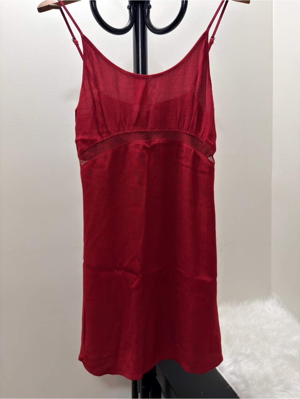 Aritzia Sunday Best Red-Maroon Dress